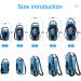 HEETA Waterproof Dry Bag for Women Men  5L/10L/20L/30L/40L Roll Top Lightweight Dry Storage Bag Backpack with Phone Case for Travel  Swimming  Boating  Kayaking  Camping and Beach Blue 5L - Buy Online on GoSupps.com