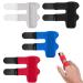Altcompluser 4 pieces of finger rails adjustable finger support finger stabilizer with built -in aluminum band for broken waved arthritis tendonitis and swollen fingers