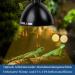 Repti Home 8.5 Terrarium Dome Lamp E27 - 250W Aluminum Reflector for Reptiles UVB & Ceramic Heat Lamp for Turtles - Buy Online on GoSupps.com