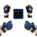 1 Pair Rehabilitation Robot Gloves Stroke Hemiplegia Arthriti Patient Physical Rehabilitation Therapy Finger Function Workout Recovery Device(Size:L Code Color:Both) L code both