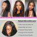 Kiss Love 28-Inch Deep Wave Lace Front Wig - 13X4 Human Hair for Black Women | Pre-Plucked with Natural Baby Hair & 150% Density - Buy Online on GoSupps.com
