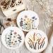 YINVA 3 Sets Embroidery Starter Kit - Beginner Cross Stitch Kit with Floral Patterns - Includes Instructions, Hoops, Floss, Fabric, Needles - Buy Online on GoSupps.com