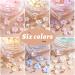 3D Flower Nail Charms - Acrylic Charms with Gold/Silver Beads for Nail Art - 6 Boxes - Nail Accessories for Women/Girls - DIY Nail Design - Buy Online on GoSupps.com