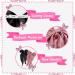 2Pcs Big Bow Hair Clips for Women - Black+Pink French Hair Barrettes with Long Ribbon - Soft Satin Hair Bows for Girls - Buy Online on GoSupps.com