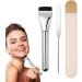 Teksome Foundation Makeup Brush - Flat Head Concealer Foundation Brush Smooth Application Makeup Tool for Travel Business Trip Home Dormitory - Buy Online on GoSupps.com