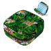 Storage bags for women's bandages motif: jungle parrots tigers tropical leaves large menstrual cup pocket with zipper periodic insoles tampons for girls and women