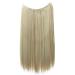 CAISHA 50cm 1 Tresse Extension with rubber band Extensions hair extension hair part smooth blond mix strands e107 blond mix strands #27H613 E107