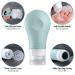 Silicone Travel Bottles - Leak Proof Squeezable Refillable Toiletries | Deluxe Travel Accessories for International Shipping - Buy Online on GoSupps.com