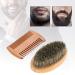 Premium Bart Care Kit for Men | Wooden Mustache Razor Brush & Grooming Tools - Buy Online on GoSupps.com