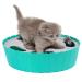 Pawaboo cat toys electric mouse interactive kitten toys toys cat bed scratch mat cat mint sweet and safe toys play ball for little cat play game - blue blue - blue