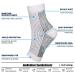 VQRZG Neuropathy Socks 4 Pairs for Women and Men - Soothe Relief Compression Ankle Brace for Plantar Fasciitis Sleeve (L/XL) - Buy Online on GoSupps.com