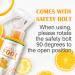 Hydrating Foot Peel Spray - Remove Dead Skin in Seconds | Exfoliating & Nourishing (Orange) - Buy Online on GoSupps.com