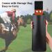 19 Inch Leather Riding Crop for Horses - Equestrian Horse Whip with Double Slapper - Black/Red - Buy Online on GoSupps.com