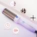 K&K 1.5 Inch Thermal Brush - Volumizing Heated Curling Iron with Ceramic Tourmaline - Quick Heating & Dual Voltage - Silky Smooth Hair - Purple - Buy Online on GoSupps.com