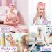 Shindel Bow Hair Band 12PCS - Soft Coral Fleece Head Wraps for Spa, Shower, Makeup - Headbands for Washing Face - Spa Mask Headband Set - Buy Online on GoSupps.com