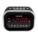 SHARP Dual Alarm Clock with Sound Machine with 6 Relaxing Sounds: White Noise, Campfire, Rain, Ocean, Brook, Thunderstorm, Easy to Use, Red LED Display