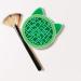 2-in-1 Makeup Brush Storage & Cleaner Box - Scrubber Stand & Mat for Effortless Cleaning - Green - Buy Online on GoSupps.com