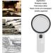 Portable 30X Double Glass Lens Handheld Large Banknote Inspection 12 LED Illuminated Lighted Magnifier for Reading Antique Full of Stars - Buy Online on GoSupps.com