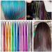 Junguluy Hair Extension Colored Wire Hair Extension Wire Tinsel Set Heat Fairy Hair Tinsel Set with Tools - Buy Online on GoSupps.com
