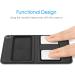 Fintie Protective Cover for Alivecor Kardia Mobile | Premium PU Leather Case with Magnetic Lock & Key Holder | EKG Heart Monitor Accessory - Black - Buy Online on GoSupps.com