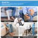 Hoomtree Leg Lifter Strap for Limited Mobility Thigh Lifter Strap with Padded Grip and Loop Improve Range of Motion Knee Hip Surgery Recovery Aids for Disabled Get in and Out of Bed Car Wheelchair 1 pack Gray - Buy Online on GoSupps.com