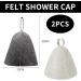 Lithyc Sauna Hats for Men & Women - 2 Pack Felt Sauna Hut | Breathable Shower Hood | Ideal Spa & Sauna Accessories - Buy Online on GoSupps.com