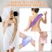 ATTEASAY 5-Pack African Exfoliating Bath Sponge Set for Daily Shower - Long Net Body Scrubber & Back Scrubber for Skin Smoothing - Buy Online on GoSupps.com
