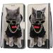 Nadoli mobile phone case leather for Samsung Galaxy A8 2018 colorful painted cool gold chain cat carrying slip card compartment magnet stand protective cover wall pocket leather bag bag case case samsung galaxy a8 2018 gold chain cat