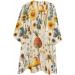 Yellow Mushroom Barber Cape - Adjustable Floral Hair Cutting Cape for Men Women & Kids | Retro Sunflower Design | 55x63 Inch Hairdressing Accessory - Buy Online on GoSupps.com
