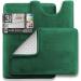 Clara Clark Hunter Green Memory Foam Bathroom Mats Set - Soft Non-Slip Absorbent - 3-Piece Small/Large/Contour - Buy Online on GoSupps.com