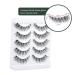 5 Pairs Wispy Natural Look Faux Mink False Eyelashes - 3D/6D Volume | Fluffy Frihappy Fake Lashes Packs - DW6 Sexy - Buy Online on GoSupps.com
