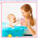 Pig and Cow Bath Sponge Set - Cute Animal Cartoon Design for Kids and Adults - Buy Online on GoSupps.com