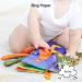 TUMAMA Kids 3D Jungle Tails Cloth Book - Soft Sensory Toy with Squeaker and Crinkle Sound | Educational Bath Book for Babies 0-18 Months - Buy Online on GoSupps.com