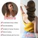 Ponytail Extensions Brown - 40cm Long Curly Synthetic Hair with Bracket | Realistic Braid Accessories - Buy Online on GoSupps.com