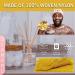 Diamerd Premium African Net Bath Sponge - Long Body Scrubbing Net for Exfoliation (Yellow) - Buy Online on GoSupps.com