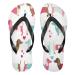 Mnsruu Valentine Dackel Dog Heart Love Flip Flops Flip Sandals Home Slipper Hotel Spa Bedroom Travel for Men Women Medium Multi -Colored