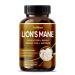GriMed Lion's Mane Mushroom 13 600mg with Beta-(1 3)(1 6)-glucans Cordyceps Reishi Mushroom- Organic Brain Boosting Supplement for Clarity Focus & Energy (150 Count (Pack of 1))