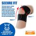 Phiten Metax Knee Support Wrap - Velcro Compression Brace for Relief & Recovery | Medium Support with Side Stabilizer Bars | Aqua-Metals Technology | Unisex | Black - Buy Online on GoSupps.com