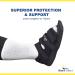 Adjustable Post Op Recovery Shoe for Broken Foot, Stress Fractures, Bunions - Women's Large - Buy Online on GoSupps.com