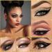 2021 Upgraded Self-adhesive Eyeliner Glue Pen 2 in 1 - Diamond Bling Glitter Liquid Eyeliner for Eye Makeup - No Glue, Non Magnetic - Perfect for Normal False Eyelashes - Buy Online on GoSupps.com