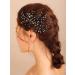 Kercisbeauty Black Crystal Wedding Hair Pins - Handmade Dark Purple Hair Jewelry for Women and Girls - Buy Online on GoSupps.com