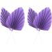 Blumomon 4 Pcs Purple Palm Fan Cake Toppers Palm Leaf Cake Toppers Palm Spear Leaf Cupcake Toppers Birthday Party Wedding Supplies Baby Shower Cake Decorations - Buy Online on GoSupps.com