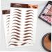  Beatifufu 5 Sheets Eyebrow Stickers Simulation Eyebrows Sticker Eyebrow Tattoos For Eyebrow Care Shaping - Buy Online on GoSupps.com