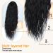 Rosooi 26 Inch Long Black Drawstring Ponytail Extension - Synthetic Curly Wavy Clip In Hair for Women - Ideal for Daily & Party Use (26 Inch Black) - Buy Online on GoSupps.com