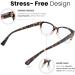 Tortoise Retro Square Blue Light Readers for Women - Stylish & Durable Reading Glasses for All Face Shapes - 2.25x Vision Enhancement - Buy Online on GoSupps.com
