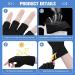 PLABBDPL UV Shield Glove Nail Care Gloves UV Protection Gloves Manicure Gloves UV Shield Gloves for Nail Polish Nail Art Dryer Black - Buy Online on GoSupps.com