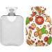 Christmas Biscuits Hot Water Bottle with Cover | 1L Heat Bags for Pain Relief & Therapy - Perfect for Heating & Cooling - Buy Online on GoSupps.com