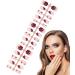 Valentines Day Fake Nails Valentine's Day Press on Nails Short Square Fake Nails - Stick on Nails for Nail Decorations Home DIY Nail Salon for Women Girls Rowces - Buy Online on GoSupps.com