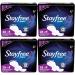 Stayfree Maxi Pads Overnight with Wings 28 Pads each (Value Pack of 4) 28 Count (Pack of 4)