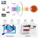 5 Pack Blue Light Blocking Reading Glasses with Spring Hinge for Women Men | Computer Readers 1.5x Strength in Black, Clear, Purple, Brown, Floral - Buy Online on GoSupps.com